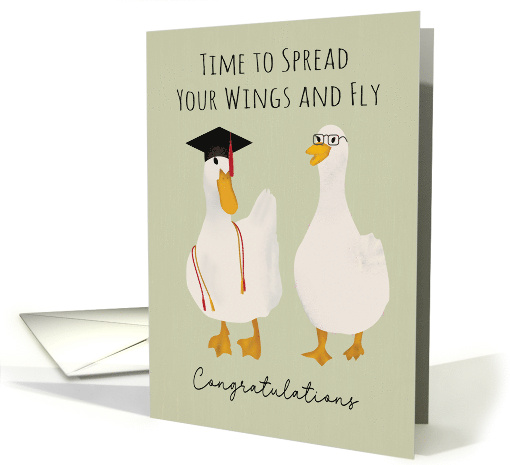 Graduation Ducks Spread Your Wings and Fly card (1913772)