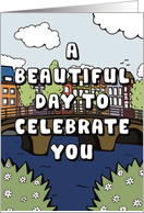 Happy Birthday A Beautiful Day to Celebrate You card