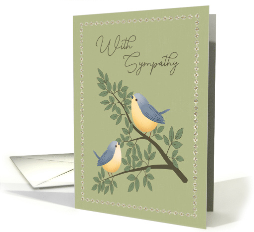 Sympathy Birds on Tree Branch card (1915100)