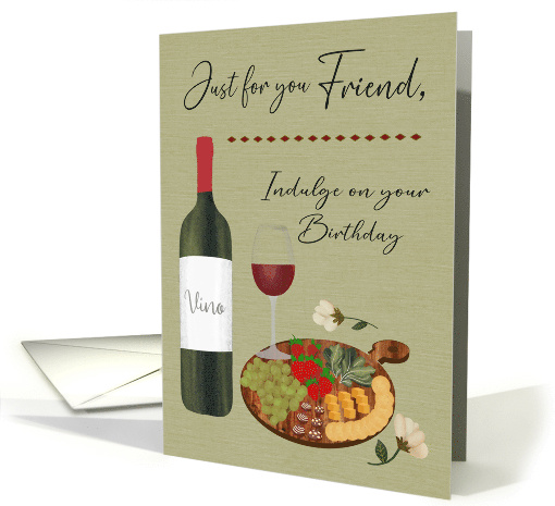 Birthday Wine and Charcuterie Board card (1916496)