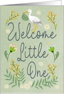Congratulations New Baby Welcome Little One card