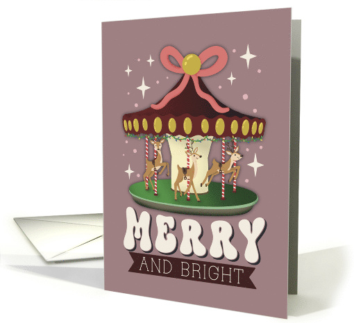 Christmas Merry and Bright Carousel card (1938950)
