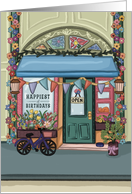 Happy Birthday Whimsical Floral Store