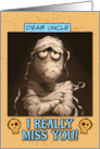 Uncle Miss You Sad Mummy card