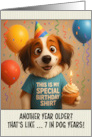 Happy Birthday Kooikerhondje with T Shirt and Cupcake card
