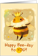 Happy Birthday Queen Bee card