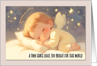 Baby Birthday Remembrance card