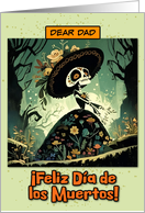 Dad Dia de los Muertos La Calavera Catrina card