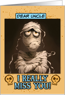 Uncle Miss You Sad Mummy card