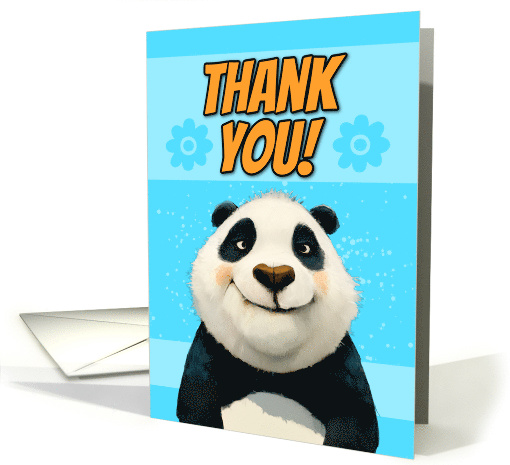 Cute Panda Bear Thank You card (1864726)
