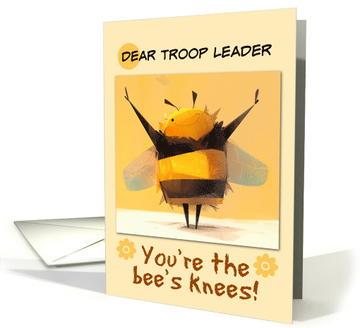 Troop Leader Bee Thank You card (1865958)
