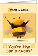 In Laws Bee Thank You card
