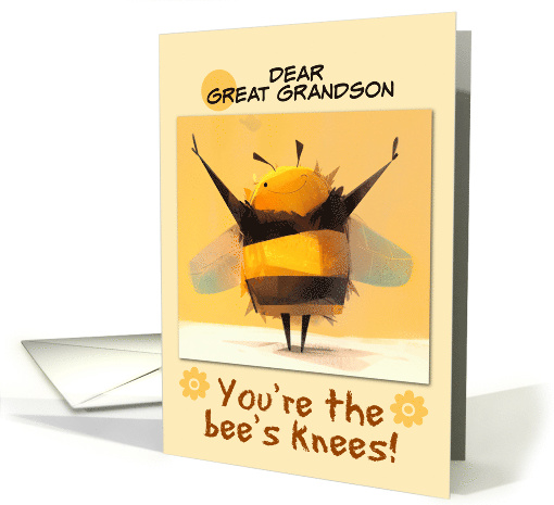 Great Grandson Bee Thank You card (1866126)