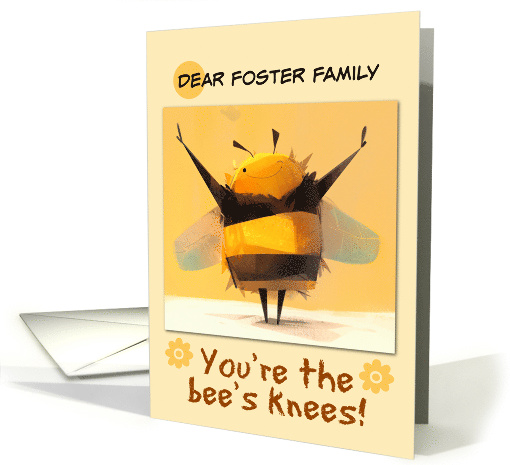 Foster Family Bee Thank You card (1866180)