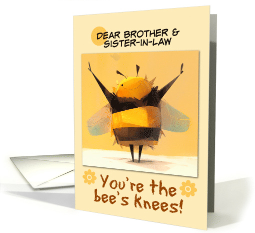 Brother and Sister in Law Bee Thank You card (1866226)