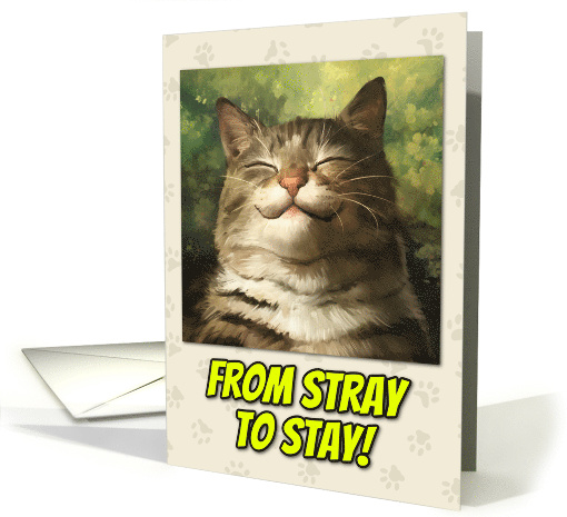 Gotcha Day Adoption Anniversary Cat card (1866768)