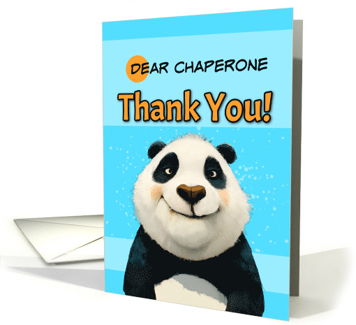 Chaperone Cute Panda Bear Thank You card (1866802)