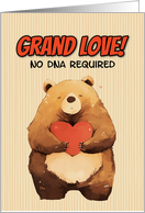 Like a Grandparent to Me Cute Bear with Heart card