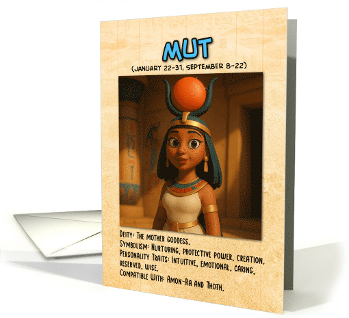 Happy Birthday Egyptian Zodiac Mut card (1927332)