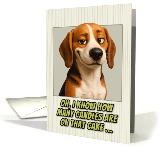 Harrier Dog Humorous Getting Older Birthday card (1946618)