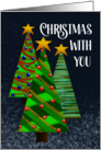 Christmas With You Festive Trees card