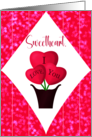 Sweetheart I Love You Valentine’s Day Heart Balloons card