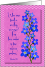 Mother’s Day Floral For Her Value is Far Above Rubies Scripture card