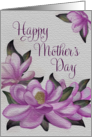 Happy Mother’s Day Pink Watercolor Magnolias card