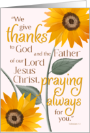 Give Thanks Scripture Verse Encouragement card