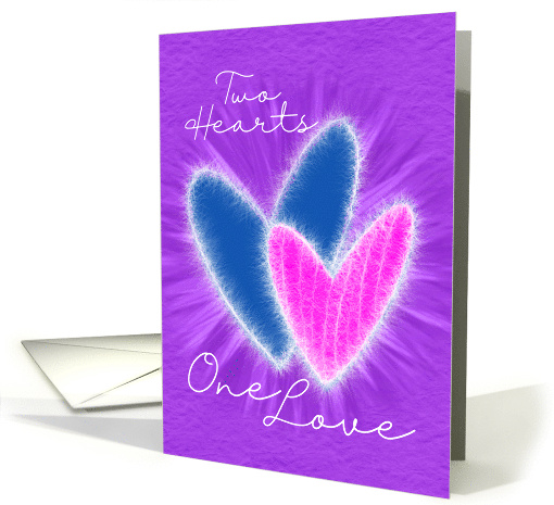 Happy Anniversary to My Wife Two Hearts One Love card (1960632)
