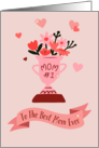 Happy Mother’s Day Trophy Flowers To Best Mom Ever card