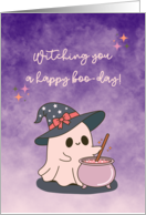 Witching You A Happy Halloween Boo Day! card