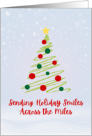 Sending Holiday Smiles Across the Miles card