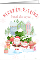 Merry Everything Christmas From All Of Us card