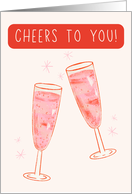 Cheers to You Congratulations Appreciation card