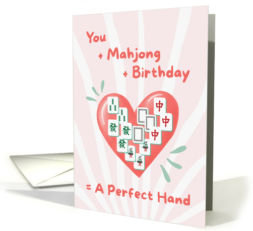 Perfect Hand Mahjong Birthday card (1956178)