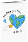 Sending you Lots of Love Get Well Across the Miles card