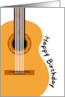 Happy Birthday Guitar Music Lover card