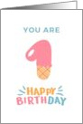 You are One 1 Happy Birthday card