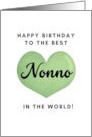 Happy Birthday to the Best Nonno in the World card