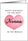 Happy Birthday to the Best Nonna in the World card
