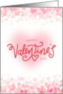 Happy Valentine’s Day Cute Hearts card