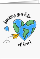 Sending you Lots of Love Get Well Across the Miles card