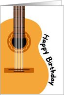 Happy Birthday Guitar Music Lover card