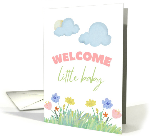 Welcome Little Baby Garden card (1872730)
