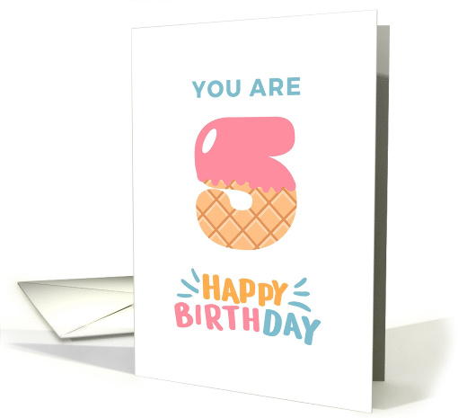 You are Five 5 Happy Birthday card (1875028)