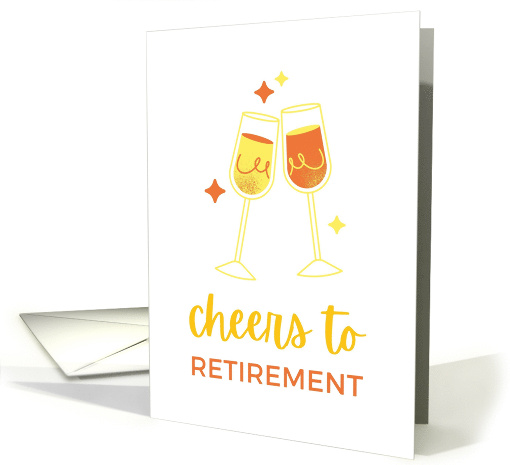 Cheers to Retirement Champagne card (1875380)