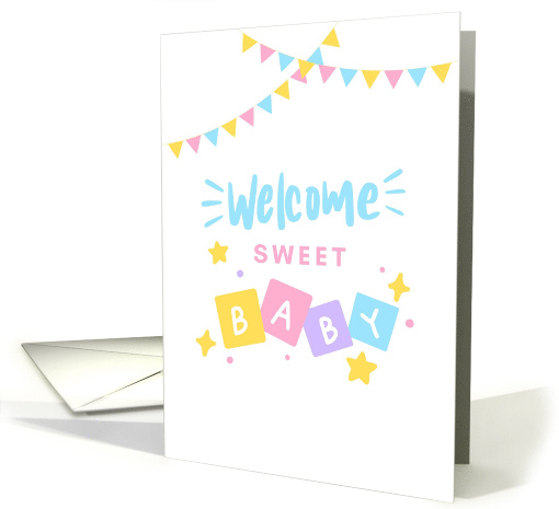 Welcome Sweet Baby Cute card (1875862)