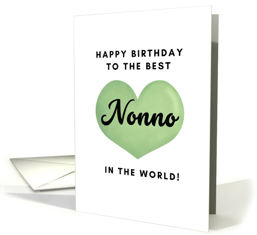 Happy Birthday to the Best Nonno in the World card (1876634)