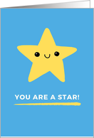 You Are A Star Blue Congratulations card